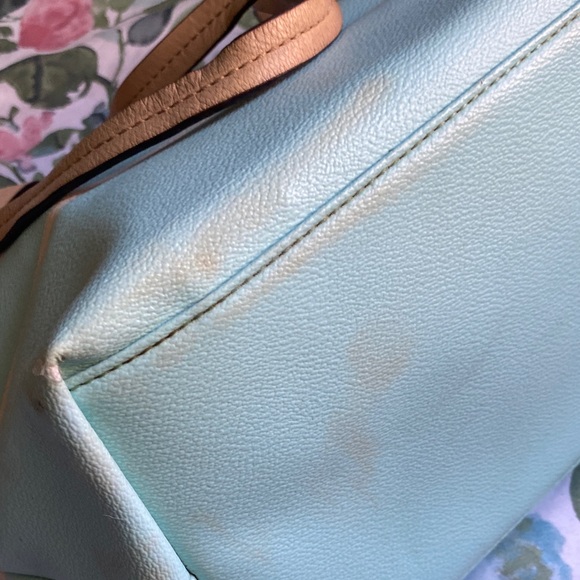 LAST CHANCE BAG‼️ Kate Spade Mint and Beige Striped Tote - Picture 6 of 11
